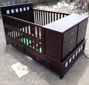 Multi-Functional Baby Cot with Storage Drawers