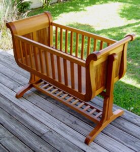 Rocking Baby Cot with Canopy
