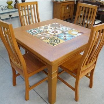 Elegant Walnut Rectangular Dining Table