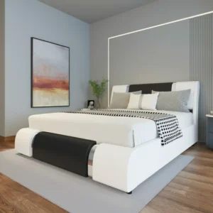 Sleigh Bed with Storage Drawers