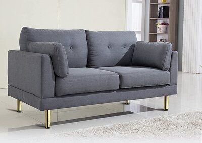 Mid-Century Modern Sofaset with Tapered Legs