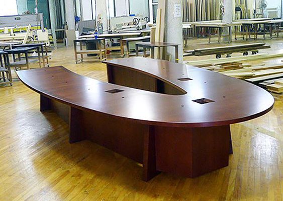 Multi-Configurable U-Shaped Conference Table