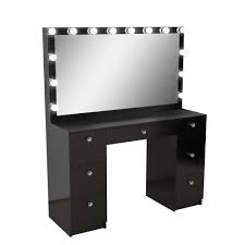 Modern Full-Length Dressing Mirror with LED Lights