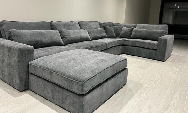 Tufted Backrest Modular Sofa Set