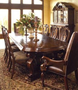 Affordable Oval Dining Table with Cross Legs