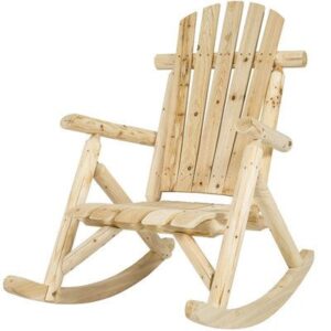 Rustic Log Rocking Chair