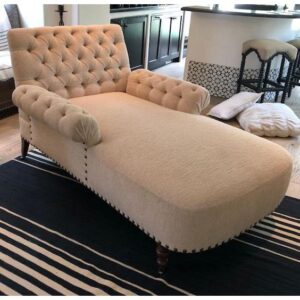Low-Cost Velvet Chaise Lounge