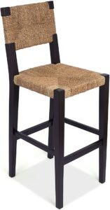 X-Back Wooden Barstool