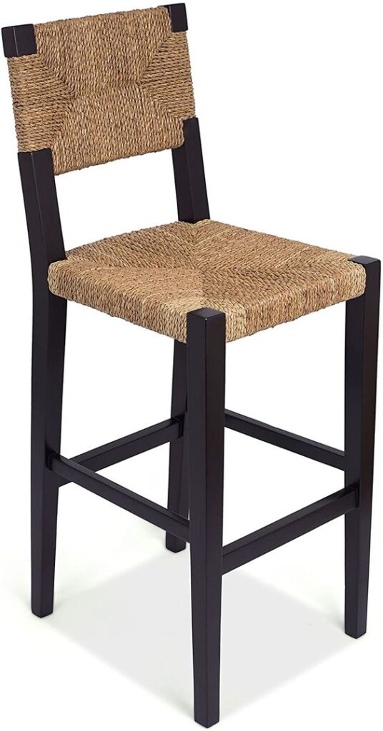 X-Back Wooden Barstool