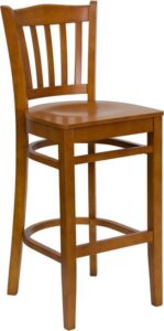 X-Back Wooden Barstool