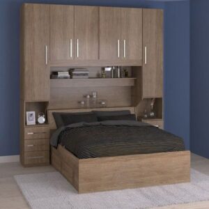 Murphy Bed with Bookshelf Surround