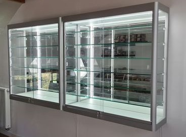 Wall-Mounted Glass Display Cabinet