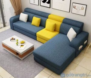 Sleeper L-Shaped Sofa with Storage 4 seater