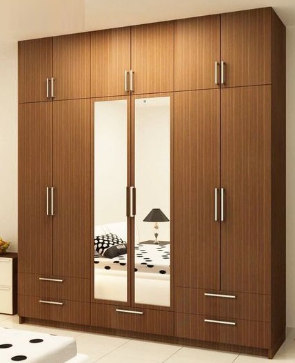 Customizable Wall-Mounted Wardrobe System