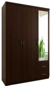 Budget-Conscious Particleboard Wardrobe 3 door with Mirror 