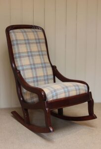 Upholstered Seat and Back Rocker