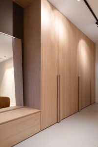 Economical Ash Wood Wardrobe 6 doors 