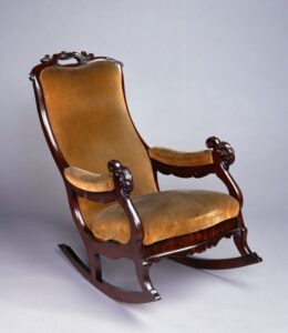 Upholstered Seat and Back Rocker