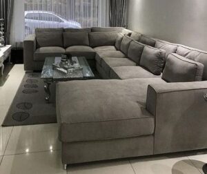 Sectional Sleeper U- Shaped Chesterfield Sofa