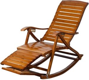 Modern Wooden Rocking Lounger