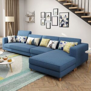 Sleeper L-Shaped Sofa with Storage 4 seater