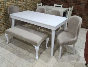 Dining Table with bench 6 Seater