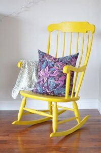 Youthful Rocking Chair with Bright Colors