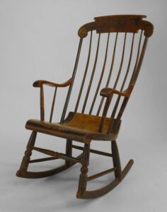 Traditional Spindle-Back Rocking Chair