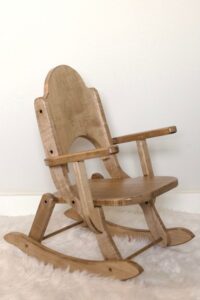 Folding Wooden Rocking Chair