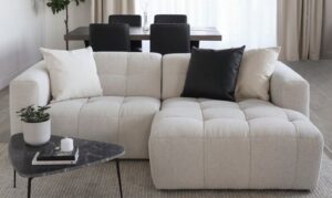 Classic Leather L-Shaped Sectional UGX 850,000
