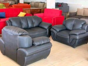 Quilted Fiber Sofa Set