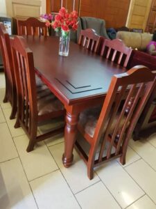 Rectangular Solid Wood Dining Table