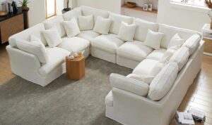 Cozy Comfort U-Shaped Sofaset