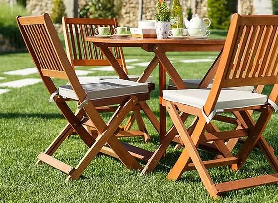 Foldable Wooden Patio Chairs