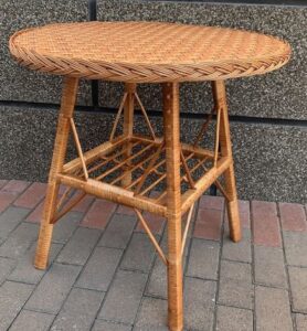 Wicker Dining Table