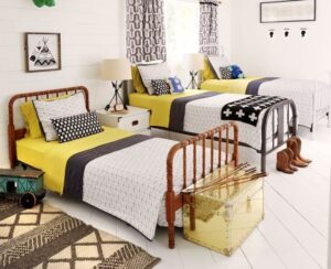 Vintage-Inspired Kids Twin Bed