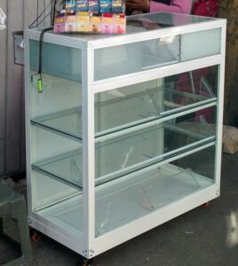 7 Best glass display show case at Furniture Mart Uganda