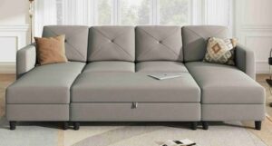 Smart Storage U-Shaped Sofaset