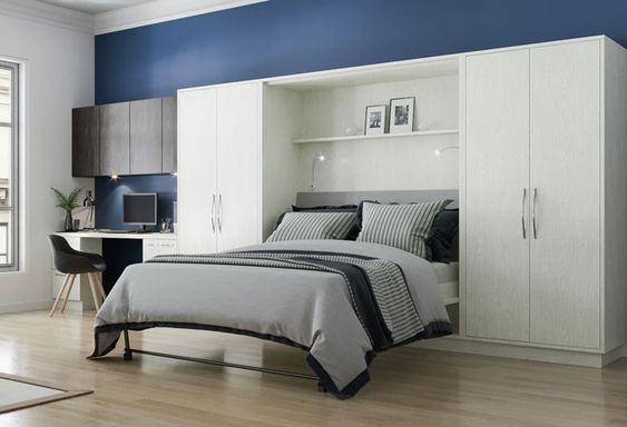 Murphy Bed with Built-In Closet