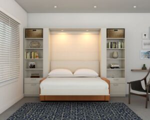 Murphy Bed with Desk Integration
