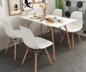 Affordable Wooden Butterfly Leaf Dining Table