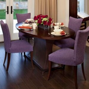 Affordable Oval Dining Table with Cross Legs
