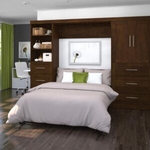 Horizontal Murphy Bed with Storage