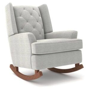 Compact Wooden Nursery Rocker