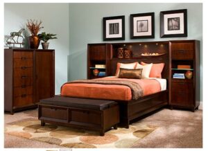 Murphy Bed with Antique Finish
