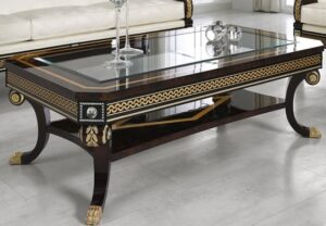 Geometric Metal Center Table