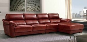 Classic Comfort Leather Sofa Set