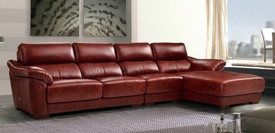 Classic Comfort Leather Sofa Set