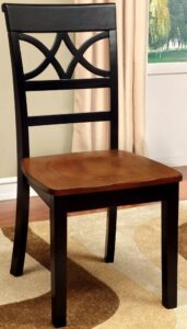 Elegant Cross-Back Wooden Dining Chair
