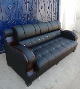 Reversible Sectional Sofa with Ottoman